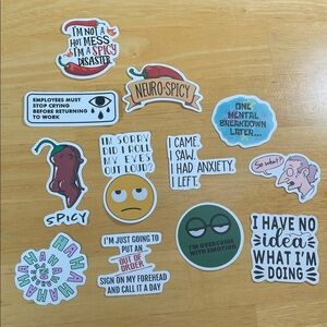 💝Humorous Sticker Pack with Colorful Designs